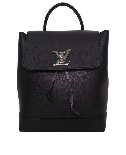 Lockme Backpack, &pound;1,500, Handbags, Black, Leather, Front view